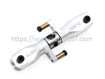 RCToy357.com - ALZRC Devil 420 FAST RC Helicopter Spare Parts Metal Tail Rotor Holder Set/Silver/M2