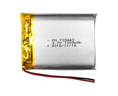 RCToy357.com - 3.7V 1000mAh 703443 Battery without plug Polymer lithium battery