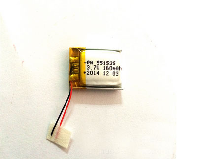 RCToy357.com - 3.7V 160mAh 551525 Battery without plug Polymer lithium battery