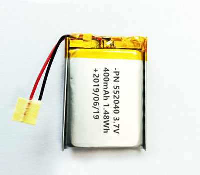 RCToy357.com - 3.7V 400mAh 552040 Battery without plug Polymer lithium battery