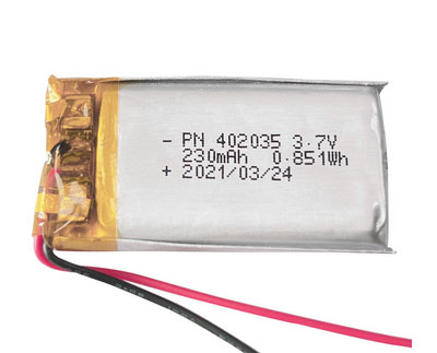 RCToy357.com - 3.7V 230mAh 402035 Battery without plug Polymer lithium battery