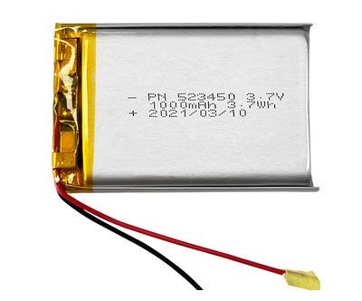 RCToy357.com - 3.7V 1000mAh 523450 Battery without plug Polymer lithium battery