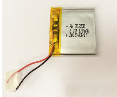 RCToy357.com - 3.7V 170mAh 302530 Battery without plug Polymer lithium battery