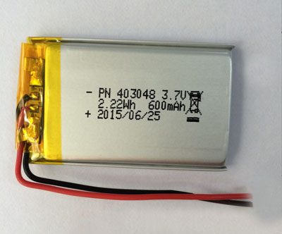 RCToy357.com - 3.7V 600mAh 403048 Battery without plug Polymer lithium battery