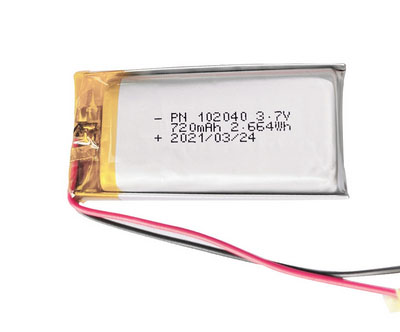 RCToy357.com - 3.7V 720mAh 102040 Battery without plug Polymer lithium battery