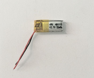 RCToy357.com - 3.7V 55mAh 401119 Battery without plug Polymer lithium battery