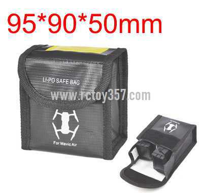 RCToy357.com - 95*90*50mm Battery explosion-proof bag lithium battery storage bag