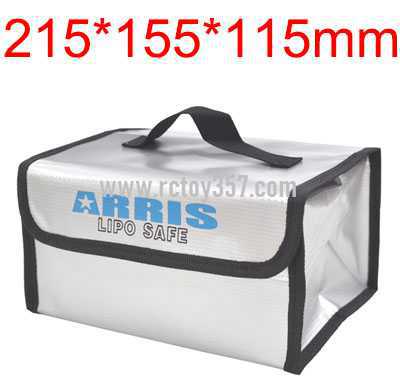RCToy357.com - 215*155*115mm Lithium battery explosion-proof bag for multi-function