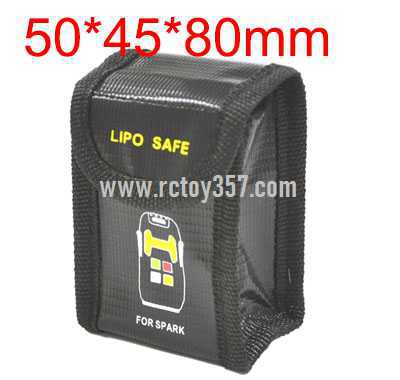 RCToy357.com - 50*45*80mm Lithium battery explosion-proof bag for multi-function