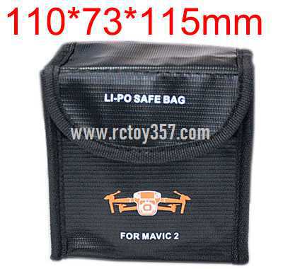 RCToy357.com - 110*73*115mm Battery explosion-proof bag lithium battery storage bag