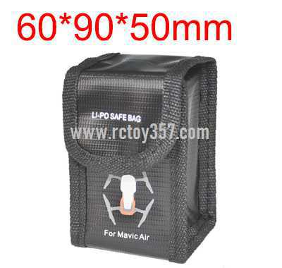 RCToy357.com - 60*90*50mm Battery explosion-proof bag lithium battery storage bag