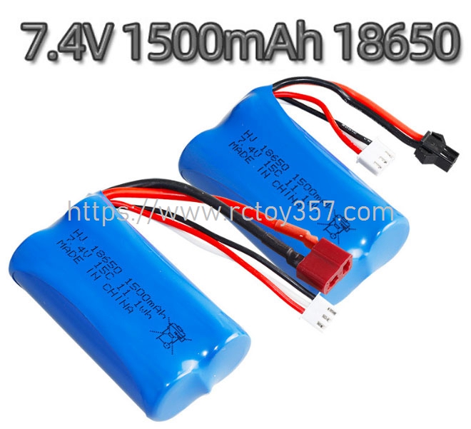 RCToy357.com - 18650 7.4V 1500mAh High magnification cylindrical lithium battery