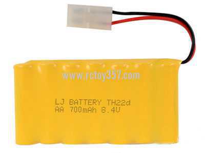 RCToy357.com - AA 8.4V 700mAh M-type nickel-cadmium battery pack [optional interface: SM-2P forward, JST-2P reverse, EL-2P reverse, EL-2P forward, L6.2-2P forward, HUANQI5557-2P Reverse]