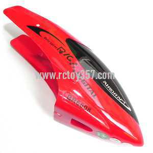 RCToy357.com - BO RONG BR6608 Helicopter toy Parts Head cover\Canopy(Red)