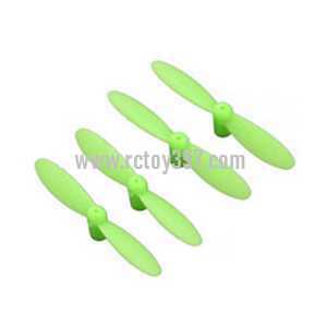 RCToy357.com - Cheerson CX-10W WIFI RC Quadcopter toy Parts Main blades set[Green]