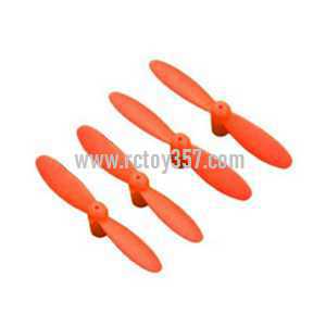 RCToy357.com - Cheerson CX-10W WIFI RC Quadcopter toy Parts Main blades set[Red]