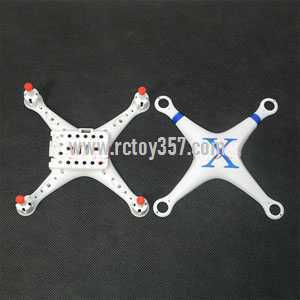 RCToy357.com - Cheerson CX-30 CX-30C CX-30W CX-30W-TW CX-30S RC Quadcopter toy Parts Upper Head set+Lower boar[Blue]