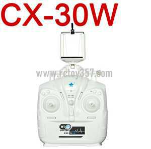 RCToy357.com - Cheerson CX-30 CX-30C CX-30W CX-30W-TW CX-30S RC Quadcopter toy Parts Remote Control/Transmitte + Mobile phone holder[CX-30W-TW]