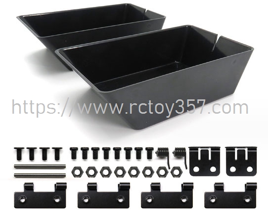 RCToy357.com - Bait Box Set(Black) Flytec 2011-5 RC Boat Spare Parts