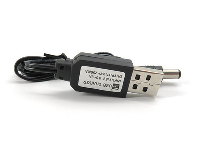 RCToy357.com - V002-09 USB charger cable [Round head interface] Flytec V002 Crocodile RC Boat Spare Parts
