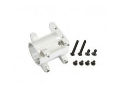 RCToy357.com - 217050 CNC front tail pipe clamp seat (anode bright silver) GAUI X7 RC Helicopter spare parts