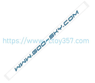 RCToy357.com - Tailpipe group white GOOSKY RS4 RC Helicopter Spare Parts