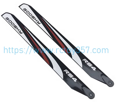 RCToy357.com - 390MM carbon fiber main paddle black GOOSKY RS4 RC Helicopter Spare Parts