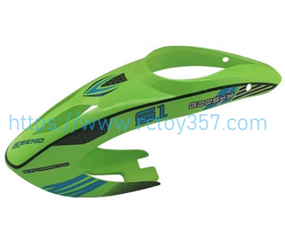 RCToy357.com - Head cover Green Goosky S1 RC Helicopter Spare Parts