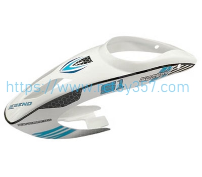 RCToy357.com - Head cover White Goosky S1 RC Helicopter Spare Parts