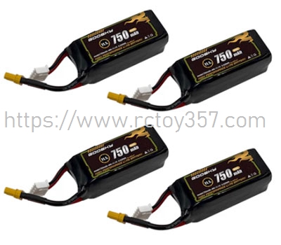 RCToy357.com - 11.1V 750mAh battery 4pcs Goosky S2 RC Helicopter Spare Parts