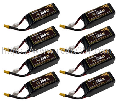 RCToy357.com - 11.1V 750mAh battery 8pcs Goosky S2 RC Helicopter Spare Parts