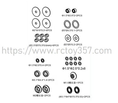 RCToy357.com - Gasket Components Goosky S2 RC Helicopter Spare Parts