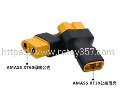 RCToy357.com - AMASS XT30 to XT60 adapter Goosky S2 RC Helicopter Spare Parts
