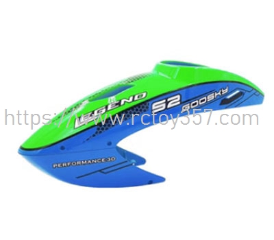 RCToy357.com - Cover Blue Goosky S2 RC Helicopter Spare Parts