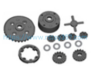 RCToy357.com - M16027 Diff. Assembly HBX 16889 16889A RC Car Spare Parts