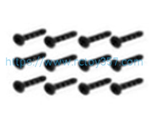 RCToy357.com - S088 Countersunk Self Tapping KBHO2.6*12mm HBX 16889 16889A RC Car Spare Parts