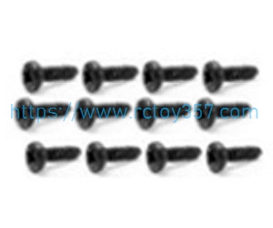 RCToy357.com - S161 Pan Head Self Tapping Screws PBHO2.6*12mm HBX 16889 16889A RC Car Spare Parts