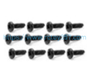 RCToy357.com - S204 Pan Head Self Tapping Screws PBHO2*12mm HBX 16889 16889A RC Car Spare Parts