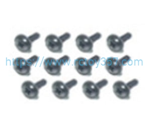 RCToy357.com - S227 Flange Head Self Tapping Screws PWTHO2.6*12mm HBX 16889 16889A RC Car Spare Parts