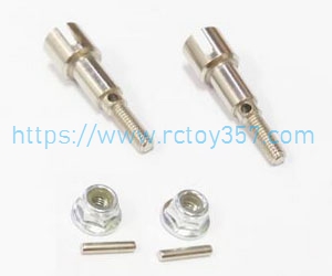 RCToy357.com - M16107 Metal Rear Wheel Shafts+Pins+LockNut M4 HBX 16889 16889A RC Car Spare Parts