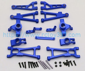 RCToy357.com - 6-piece set in blue HBX 16889 16889A RC Car Spare Parts