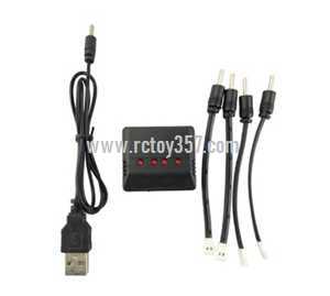 RCToy357.com - JJRC H47WH RC Quadcopter toy Parts 4 in 1 Balance Charger set