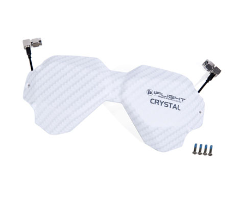 RCToy357.com - Iflight Crystal HD spare parts White fiber pattern + flat panel antenna