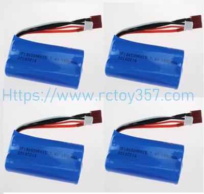 RCToy357.com - 18650 7.4V 1500mAh battery 4pcs JJRC Q146 RC Car Spare Parts