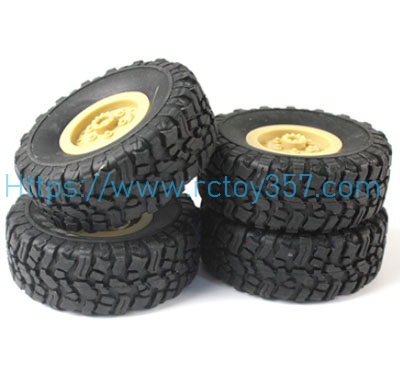 RCToy357.com - Yellow tire JJRC Q60 RC Car Spare Parts