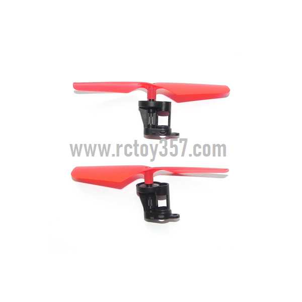 RCToy357.com - JXD 389 Helicopter toy Parts Main motor + Motor base + Main gear + Main blade (Positive and negative)(Red)