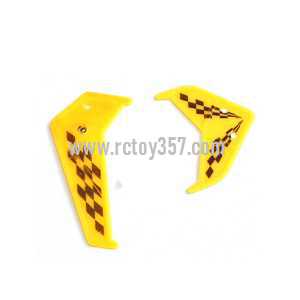 RCToy357.com - LH-1103 helicopter toy Parts Tail decorative set (Yellow)
