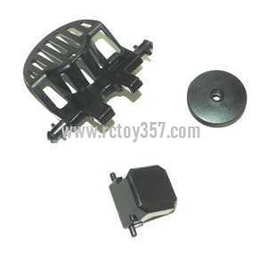 RCToy357.com - MJX F46 toy Parts Fixed cover set and black hat