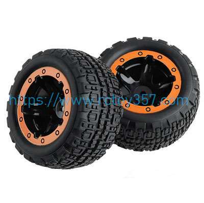 RCToy357.com - Fine-tread tires MJX Hyper Go H16E H16H H16P RC Truck Spare Parts