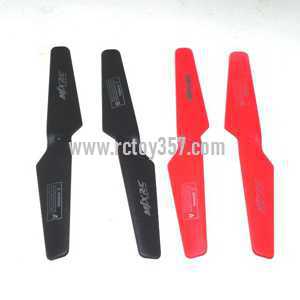 RCToy357.com - MJX X200 toy Parts Blades (Red & Black)